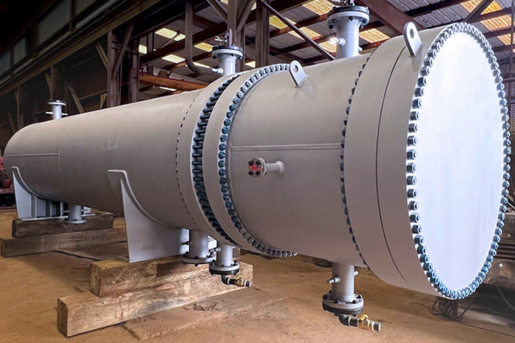 Stripped Water Cooler Shell & Tube Heat Exchanger