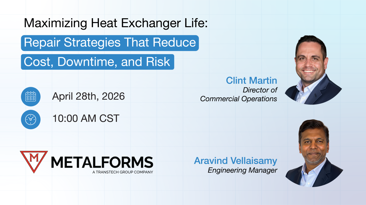 Maximizing Heat Exchanger Life