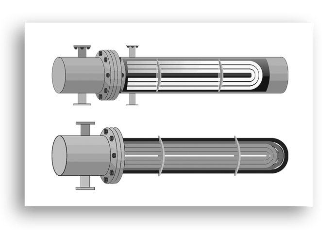 Shell & Tube Heat Exchanger Tube Bundle Replacement Engineering Drawing - 2