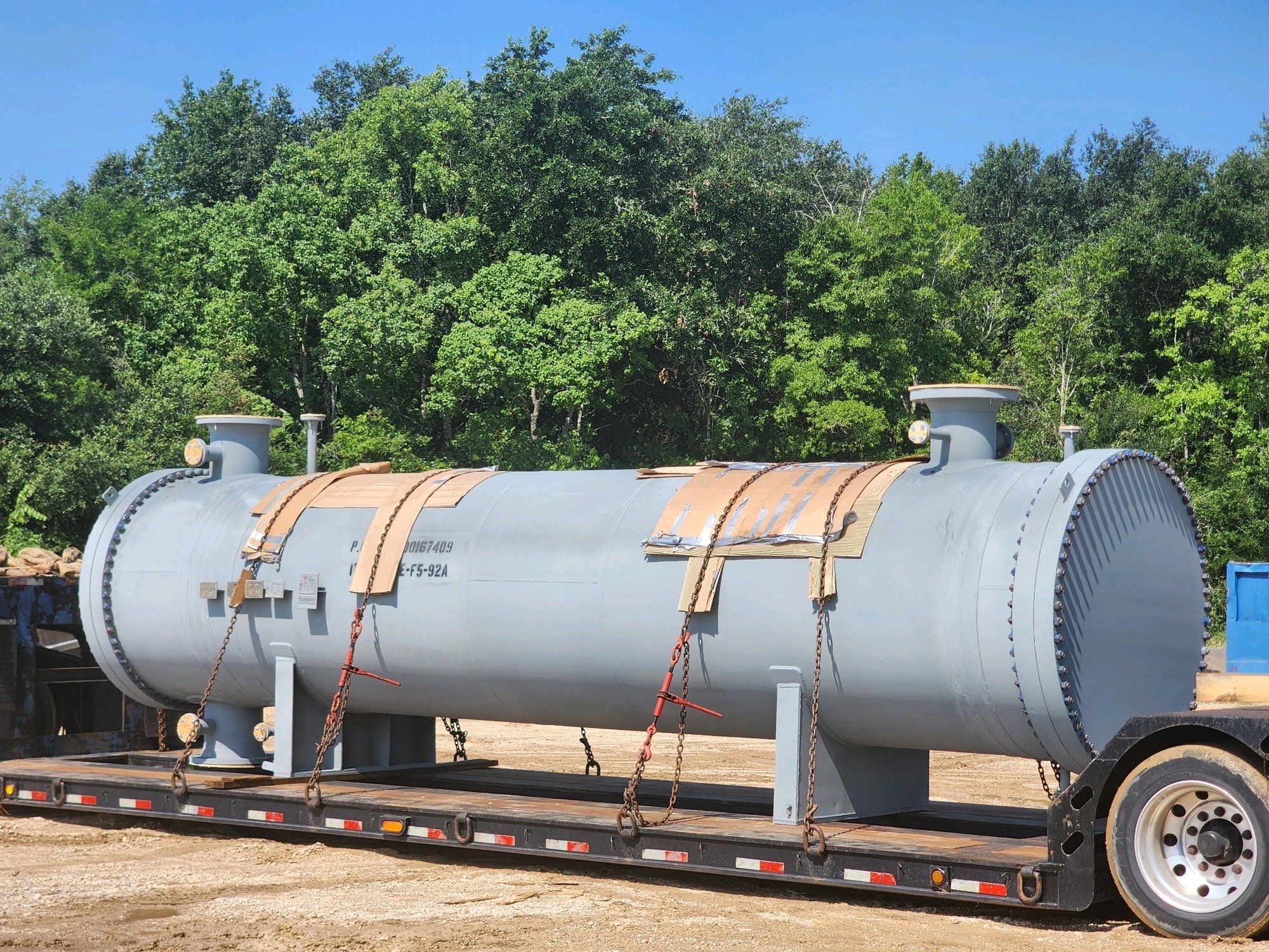 Propylene refridgerant condesner heat exchanger