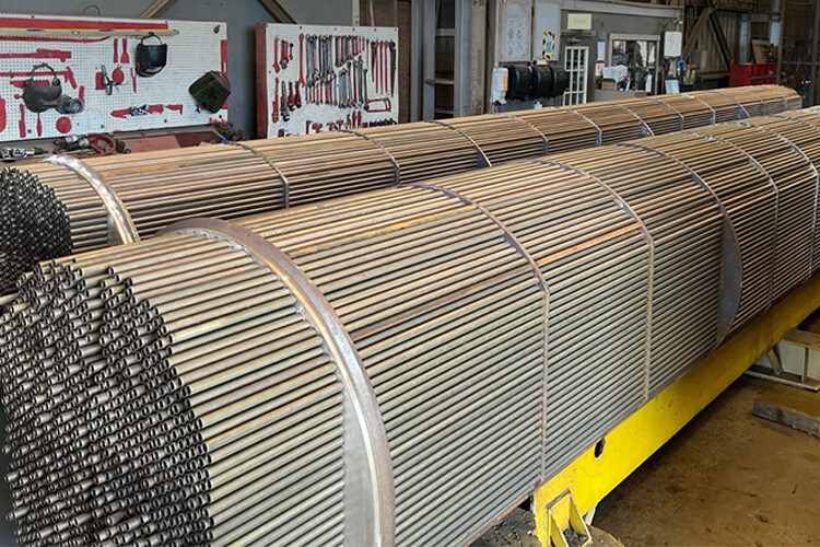 feed cooler shell & tube heat exchanger modifcation for a Texas Gulf Coast customer