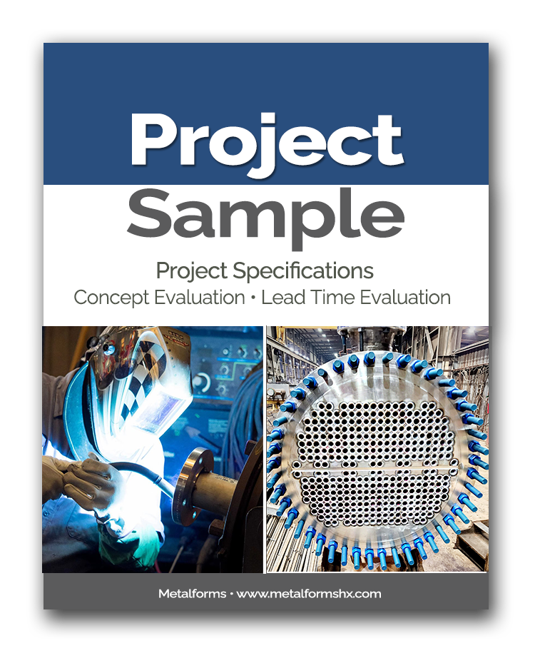 Metalforms_Project Sample Offer Cover Shell & Tube Heat Exchanger