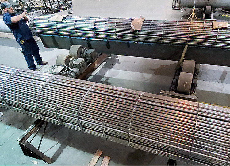 3 - Floating Head Shell & Tube Heat Exchanger Strip & Retube Services