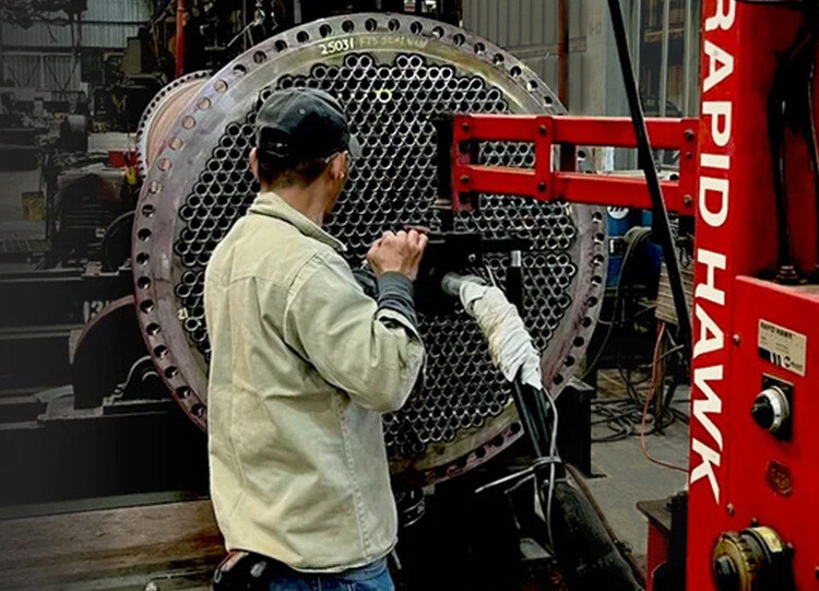 Shell & Tube Heat Exchanger Tube Rerolling Services - 3